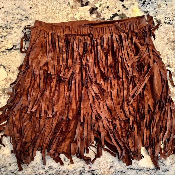 Mia Belle Girls fringe shorts turtleneck cowgirl outfit bundle lot size large - Picture 4 of 10